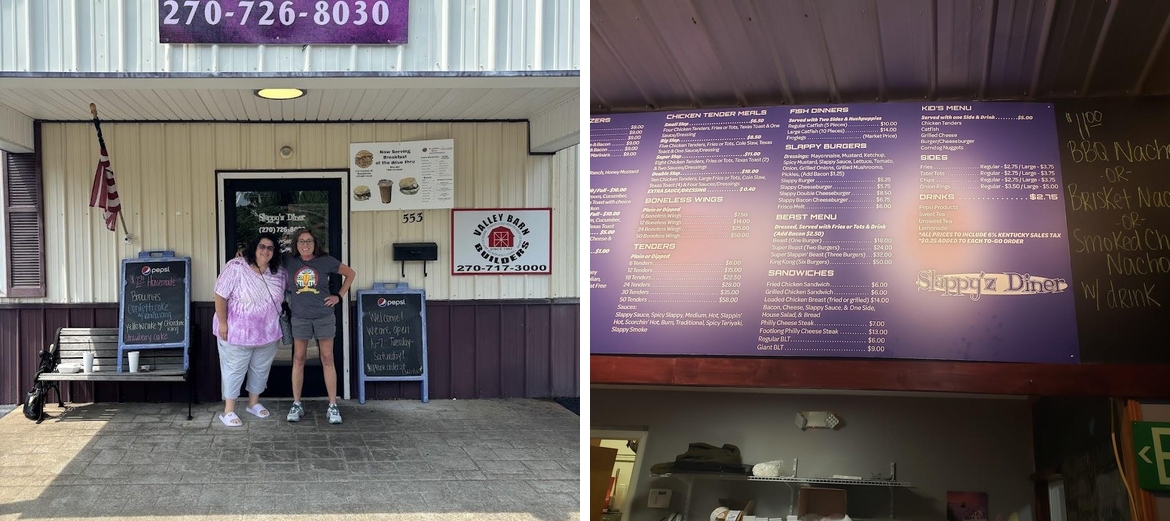 Slappyz Family Diner Menu