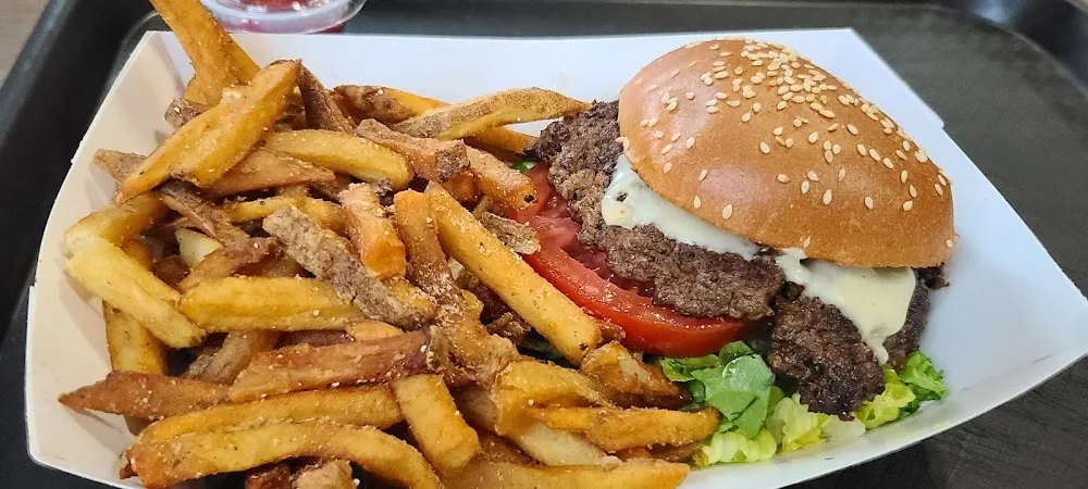 Slappy Cheeseburger and Fries